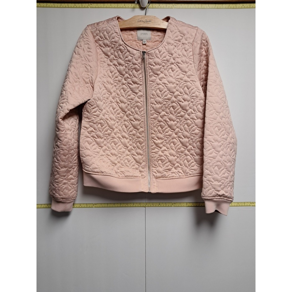 Guess Los Angeles Quilted Jacket-size medium-blush pink-see pics for marks/fadin